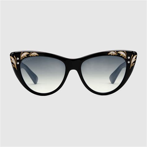 macy's gucci sunglass|gucci oversized cat eye sunglasses.